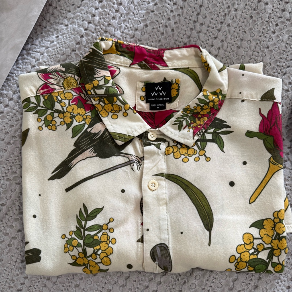 Birds Of Condor Loud Button Up Golf Shirt